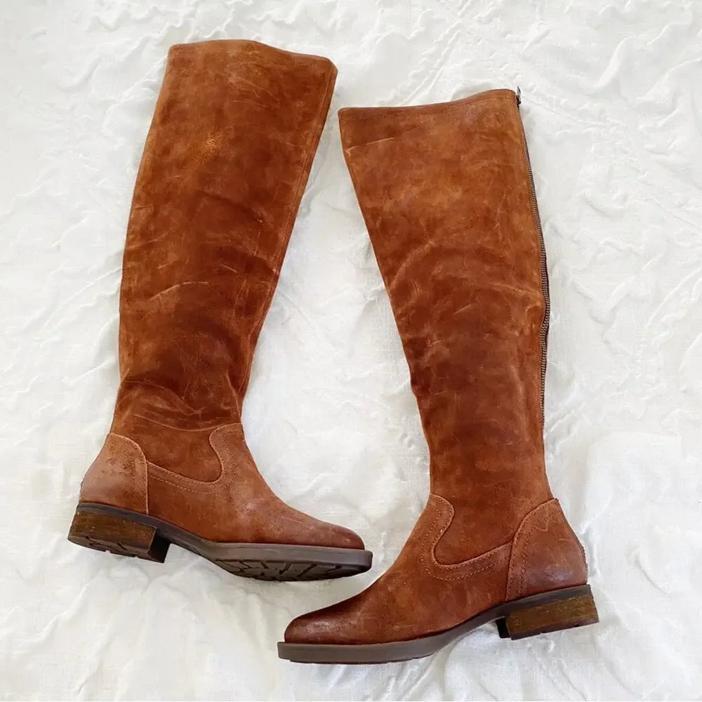 Born Borman Rust Copper Boots Size 5 New $260